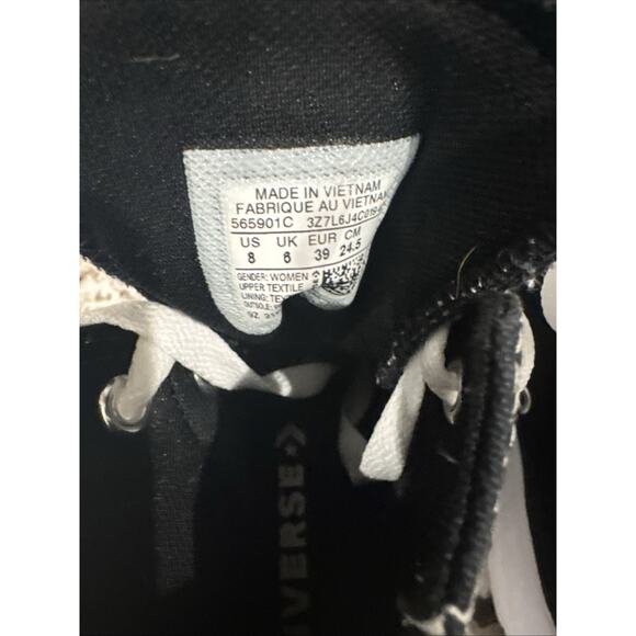 Converse Lugged Hi Platform Sneakers Women's 8 Black Shoes High Top Chuck Taylor - Picture 6 of 7